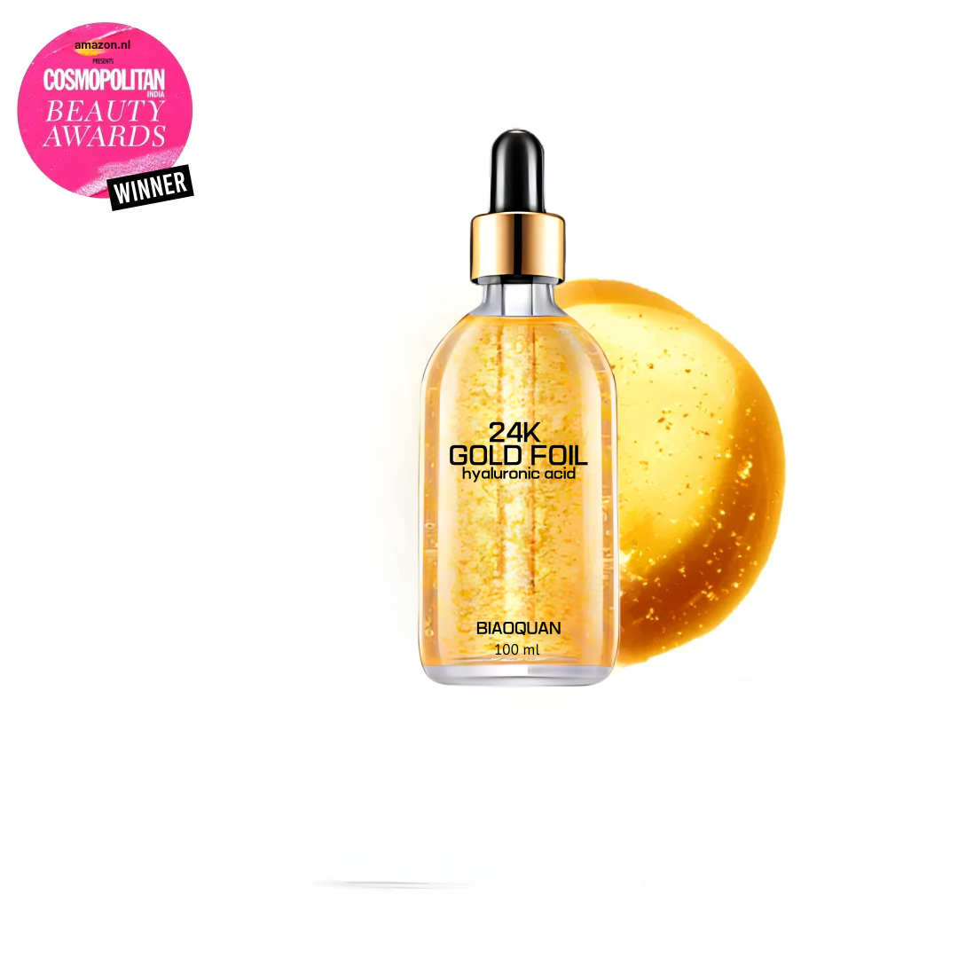 24k Gold Foil Hyaluronzuur Gezicht Serum | Herstel & Verhelder