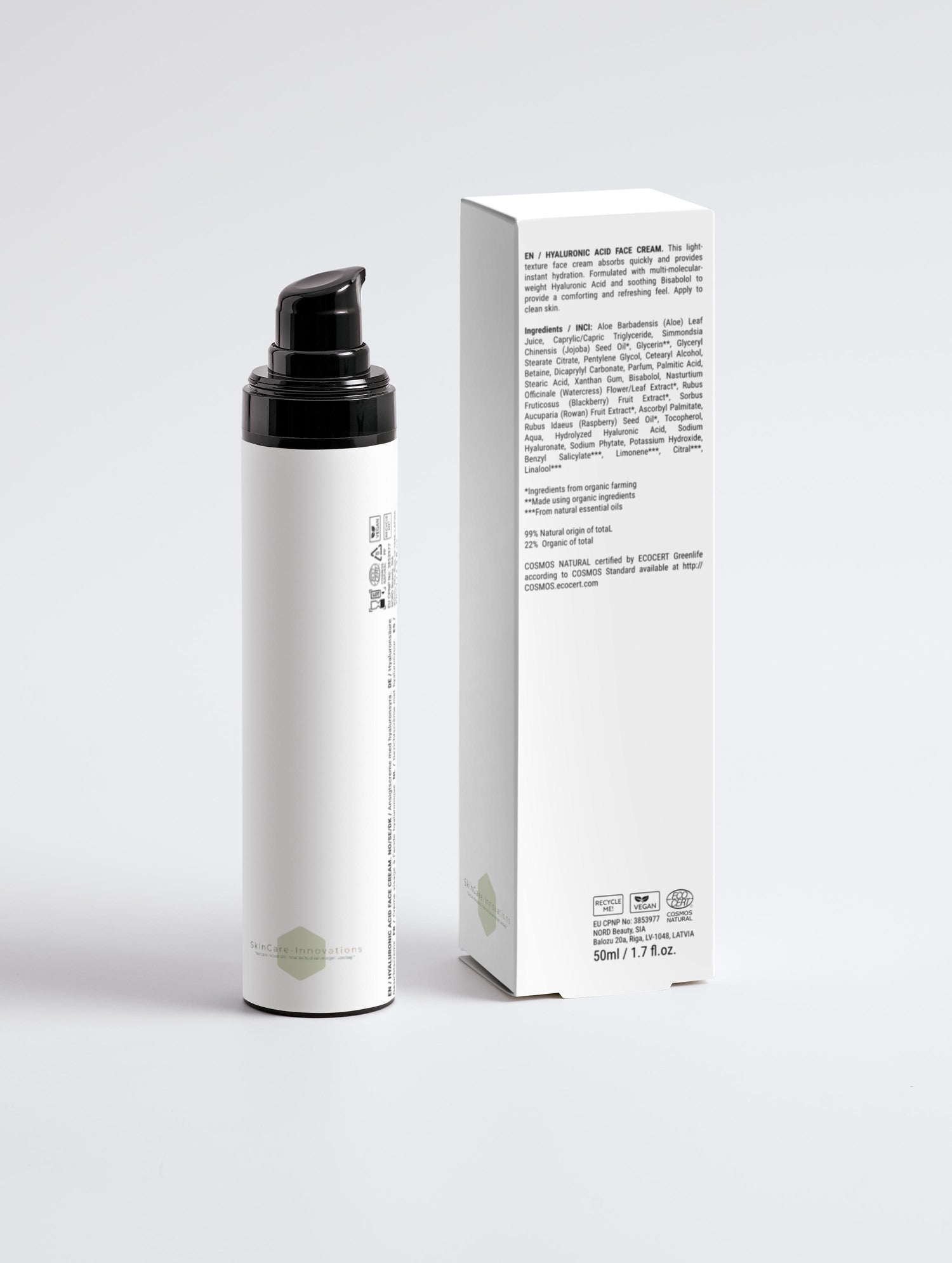Hyaluronic Face Cream  | Intensieve hydratatie & comfort