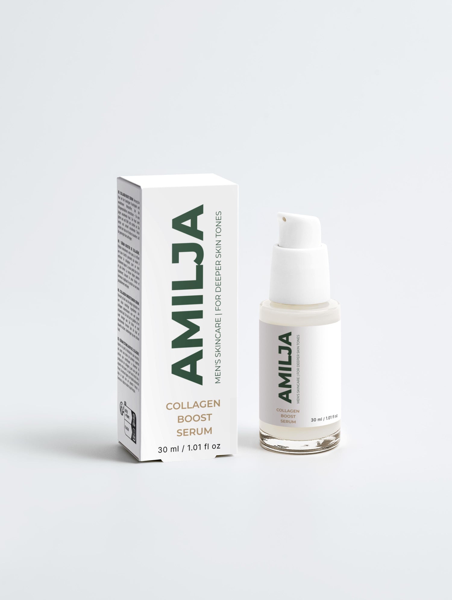 Collagen Boost Serum – for men | Dark Skin | Hydration &amp; Anti-aging