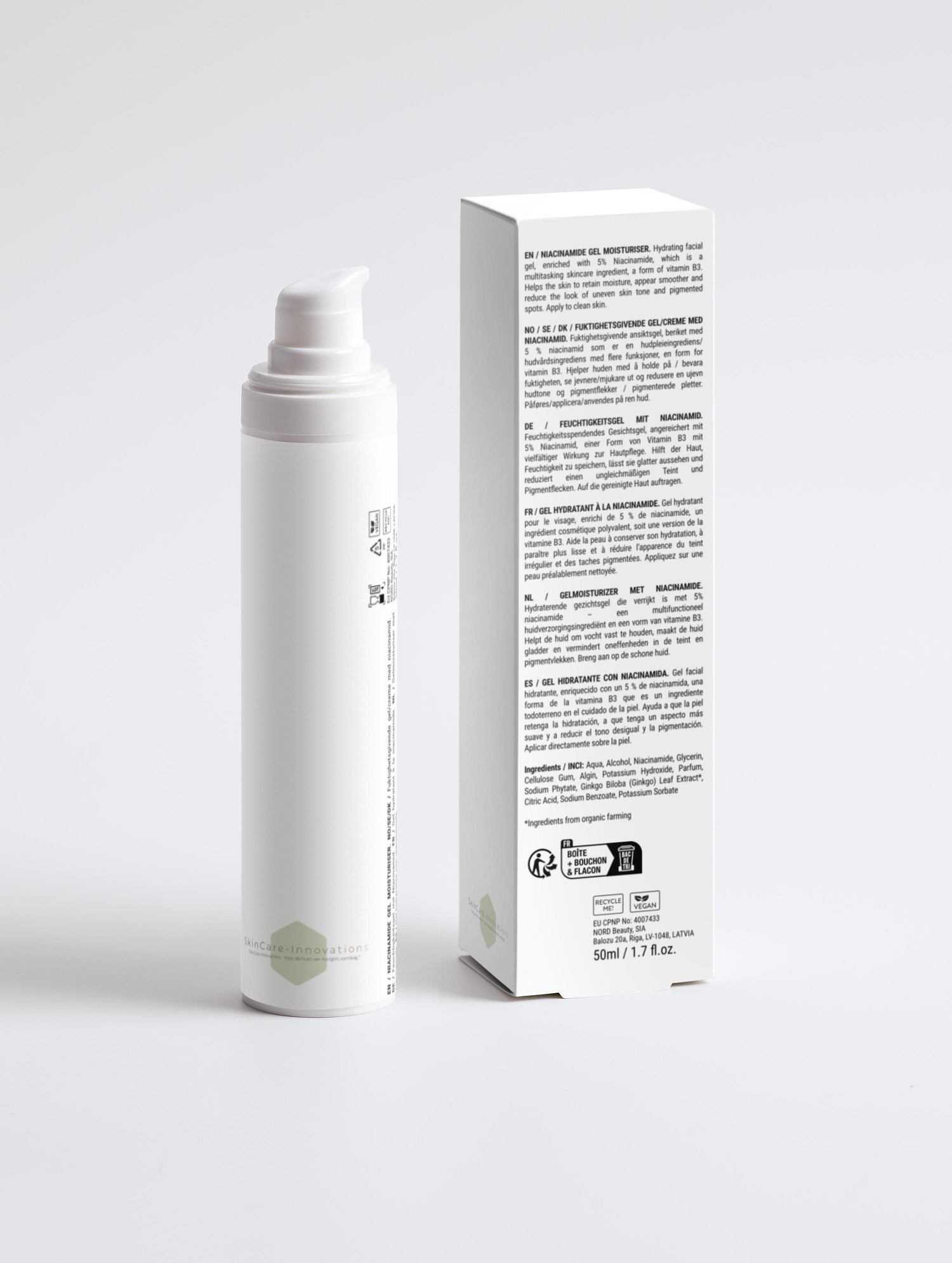 Niacinamide Gel Moisturizer | Lichte huid – Hydrateert & Egaliseert